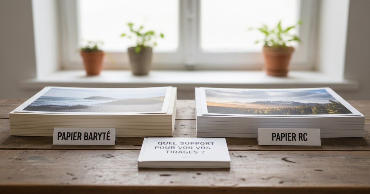 Papier baryté ou RC : quel support pour vos tirages ?