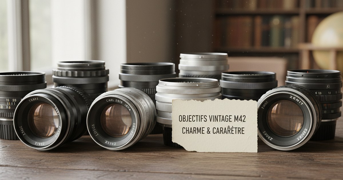 Objectifs vintage monture M42 : charme et caractère